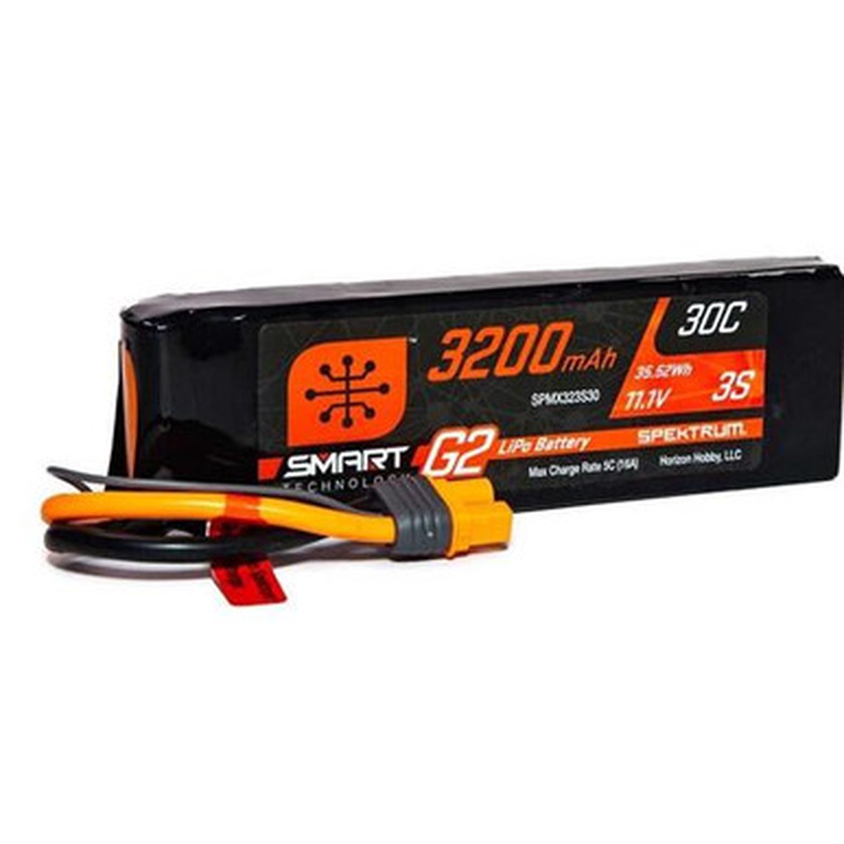3200mAh 3S 11.1V Smart G2 LiPo 30C; IC3 by Spektrum