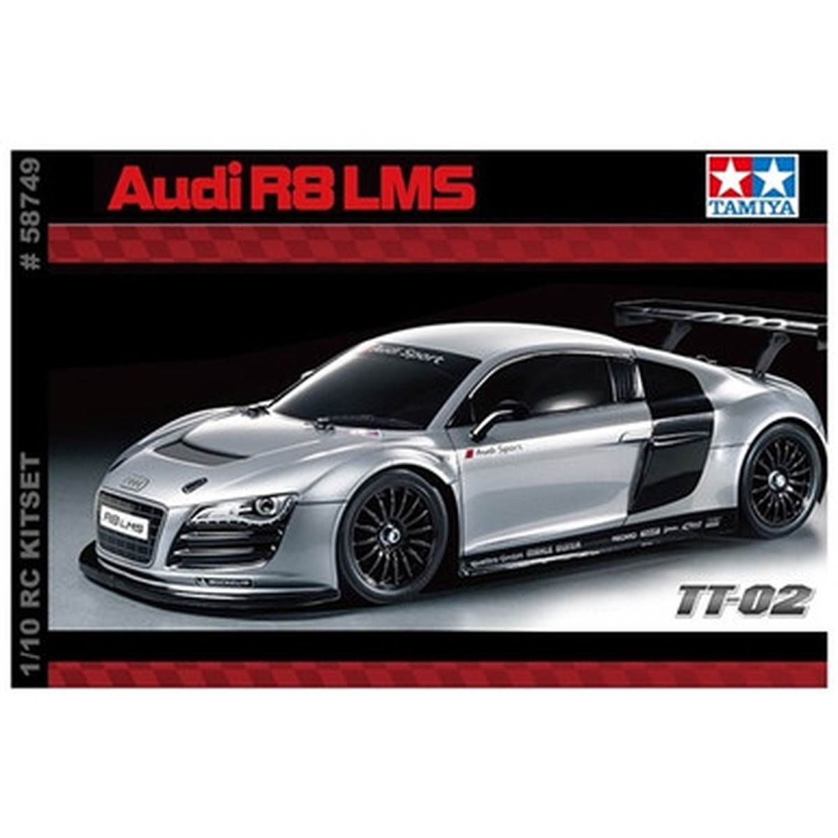 TAMIYA 1/10 AUDI R8 LEMANS (INCL ESC) TT-02