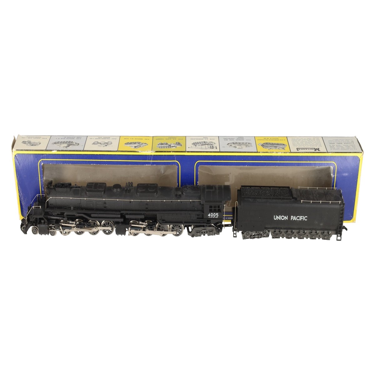 AHM 5114-B HO Scale Union Pacific Big Boy Steam Locomotive & Tender #4005 EX/Box