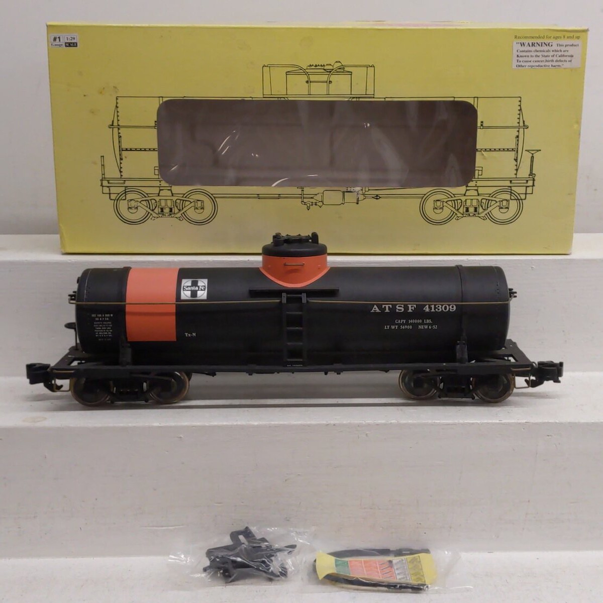Aristo-Craft 41309 AT&SF Single Dome Tank Car VG/Box
