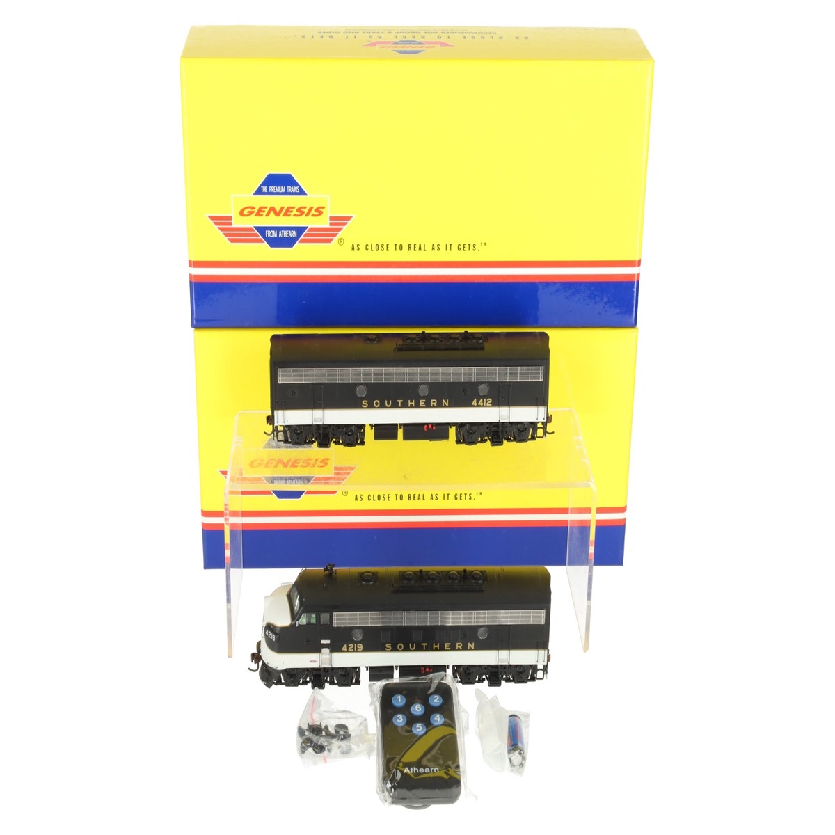Athearn G22166 HO Southern F-7A/F 7B Diesel Locomotive Set w/ Sound EX/Box