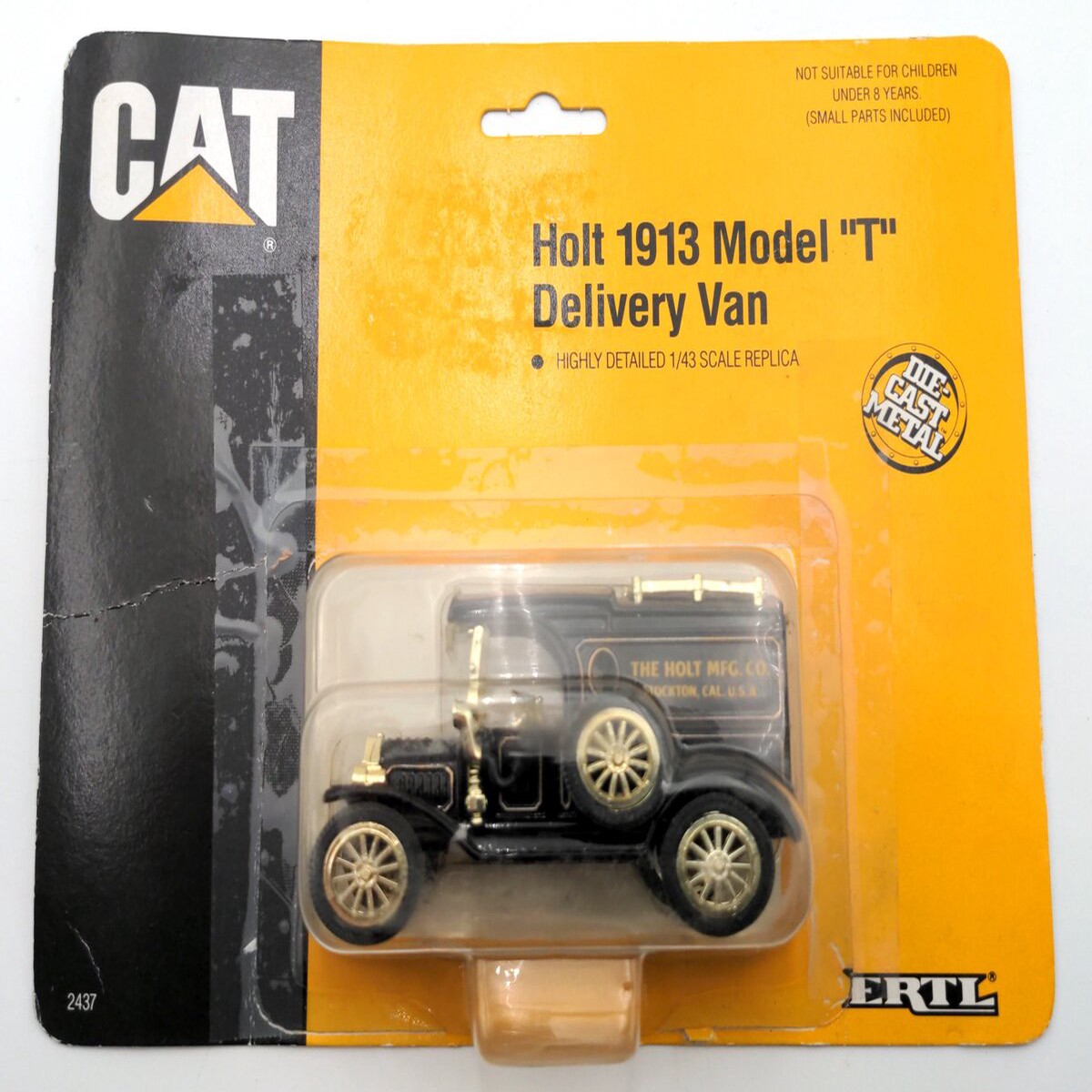 Ertl 2437 1:43 Scale Diecast Holt 1913 Model T Delivery Van LN/Box