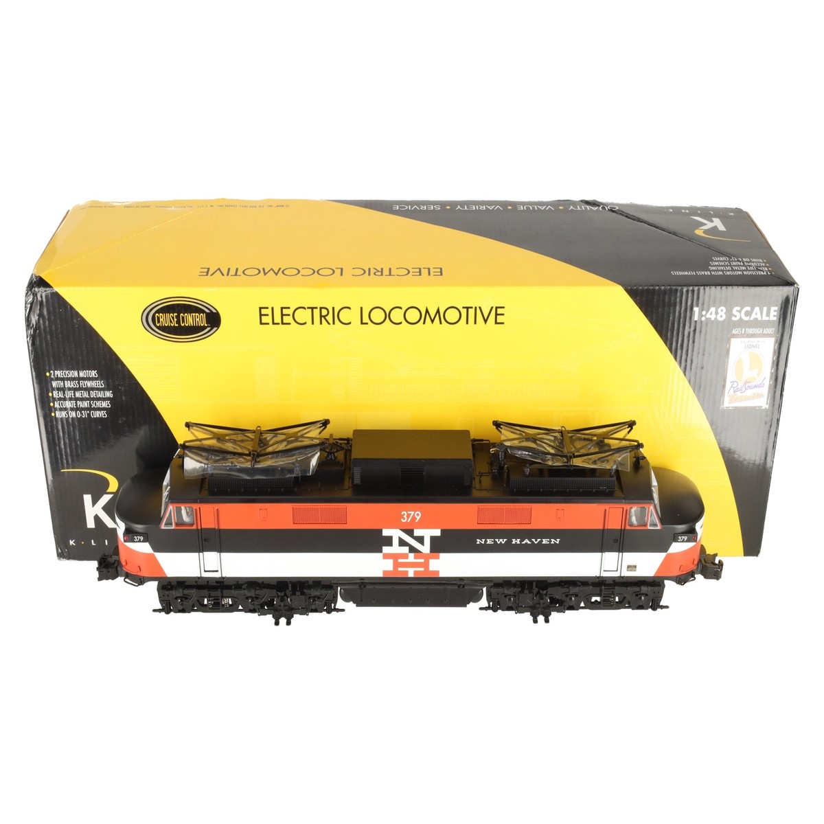 K-Line K2749-0379CC O Gauge New Haven EP-5 Electric Locomotive #379 VG/Box