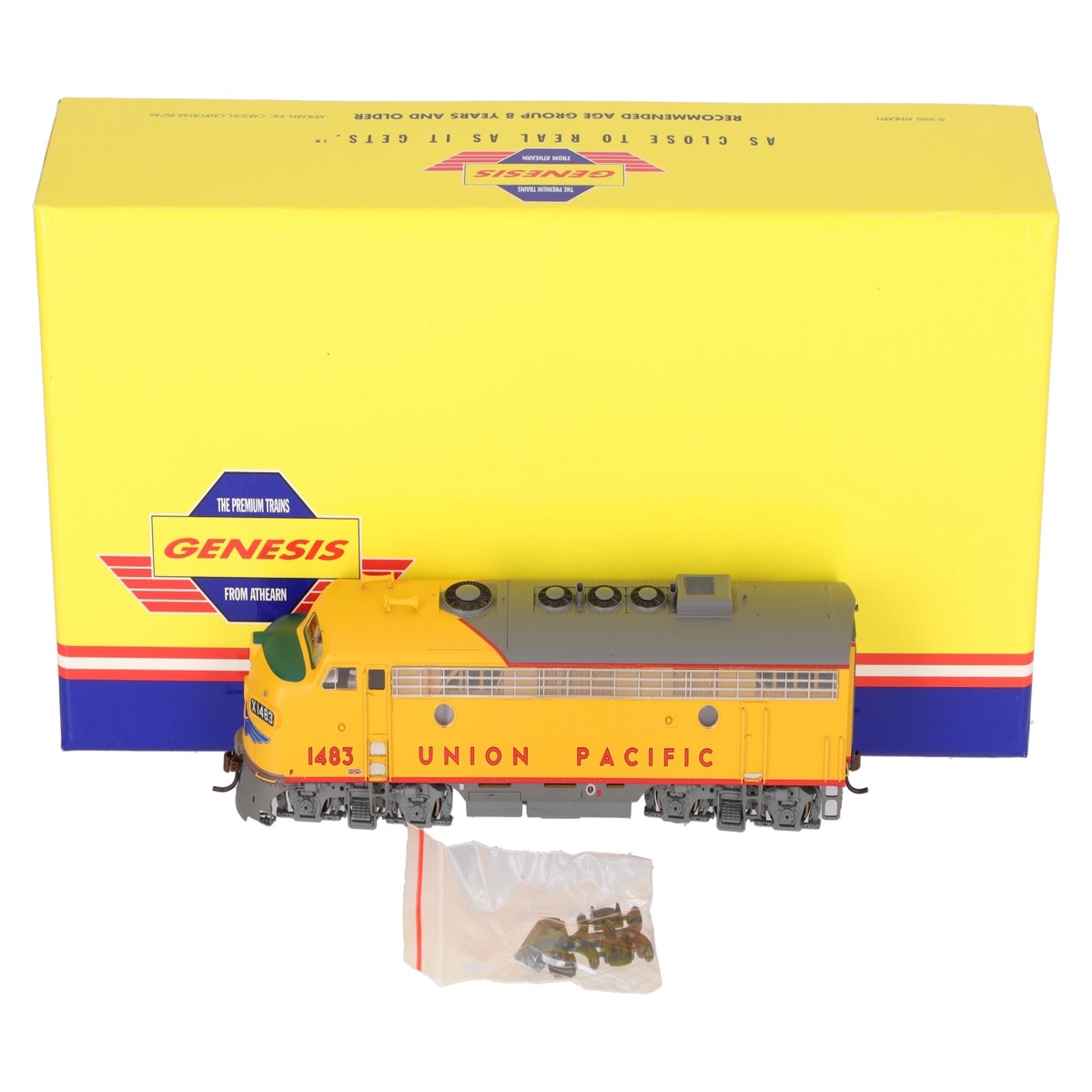Athearn G1025 HO Union Pacific F-7A Phase 1 Diesel Locomotive #1483 LN/Box