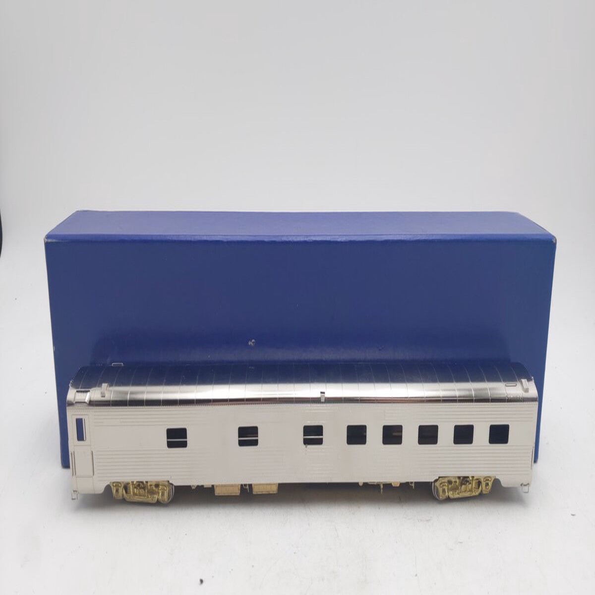 Cascade Models BRASS HO Scale Santa Fe ACF10/6 "Palm" Sleeper with Skirts VG/Box