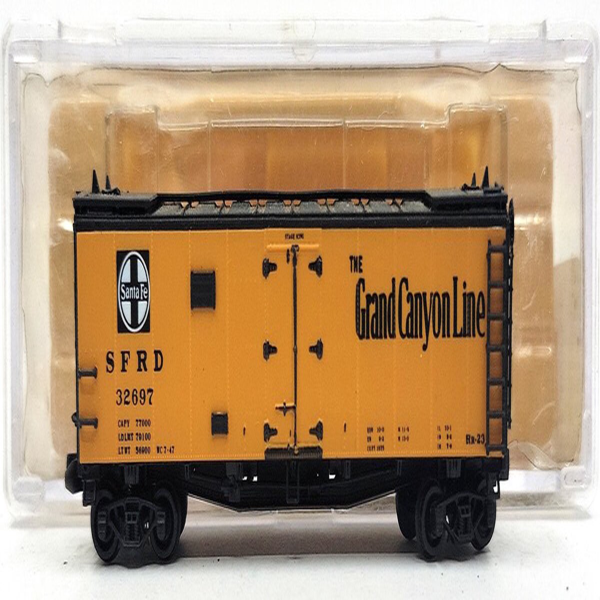 Tex-N-Rails 32697 N Scale Santa Fe "Grand Canyon Line" Refrigerator Car EX/Box