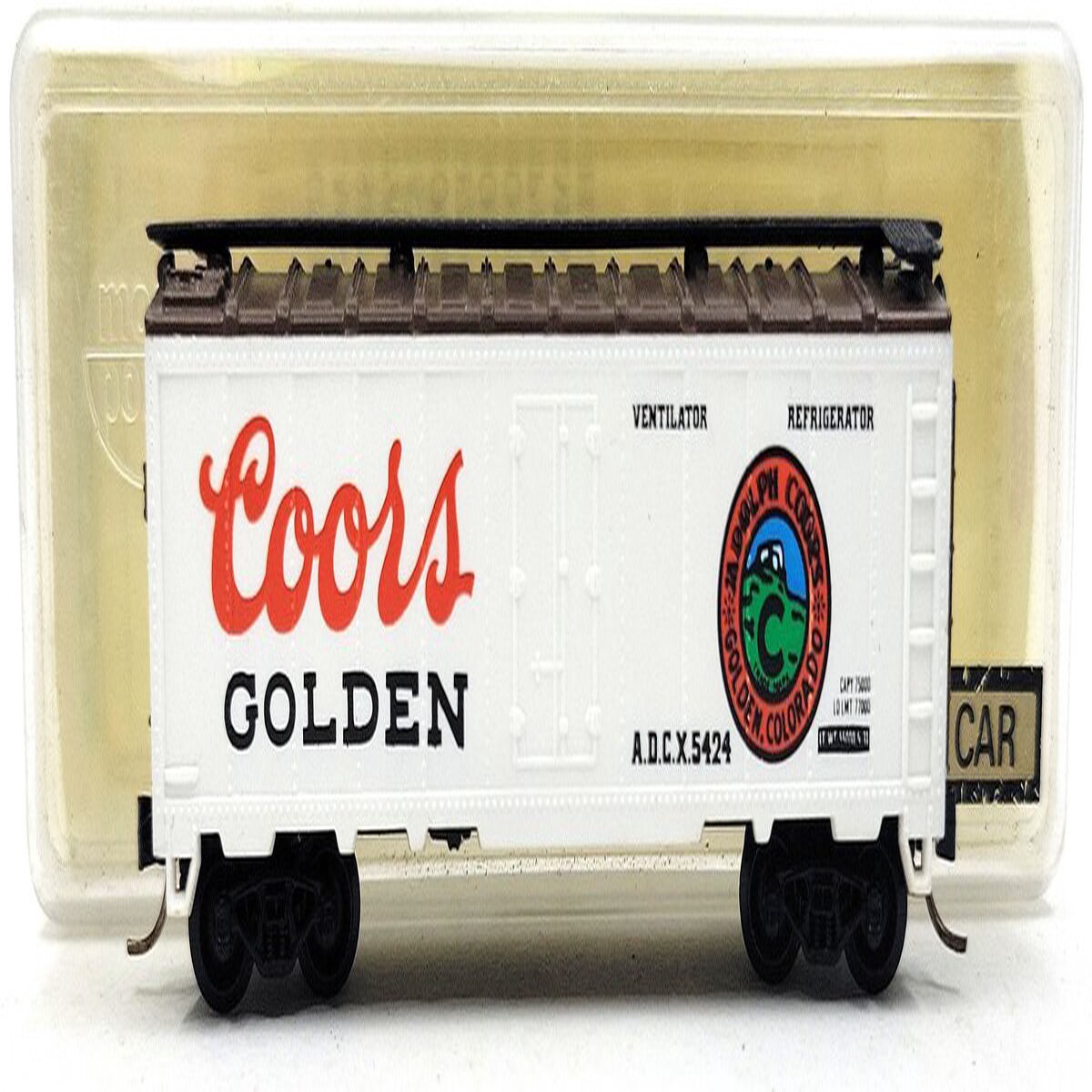 Model Power 3727 N Scale Coors 40' Steel Reefer #5424 LN/Box