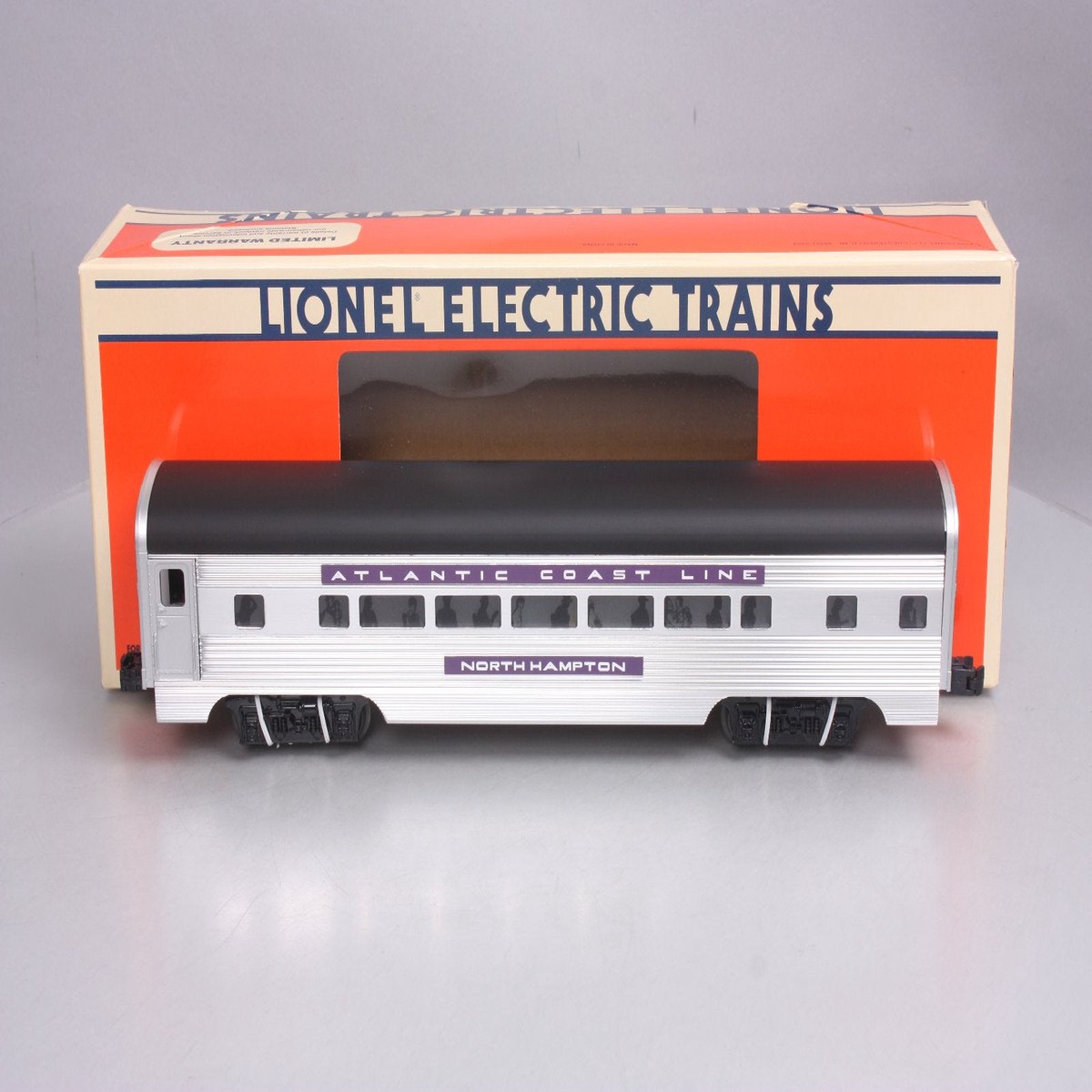 Lionel 6-29128 O Gauge Atlantic Coast Line "North Hampton" Aluminum Coach Car LN/Box