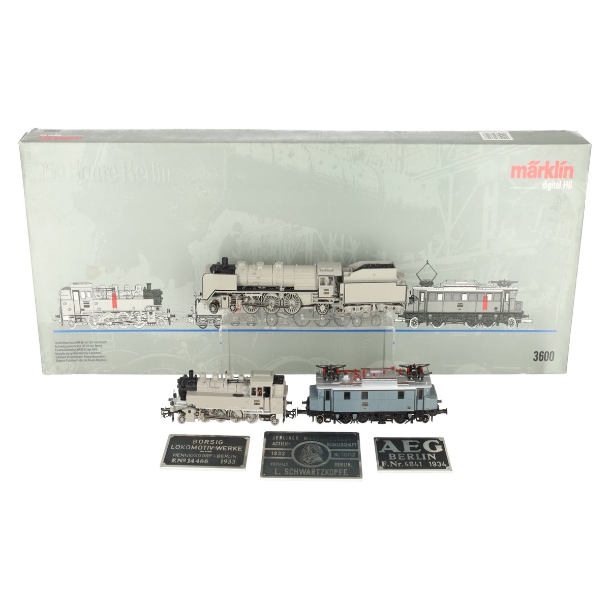 Marklin 3600 Berlin HO Gauge Steam & Electric Train Set EX/Box