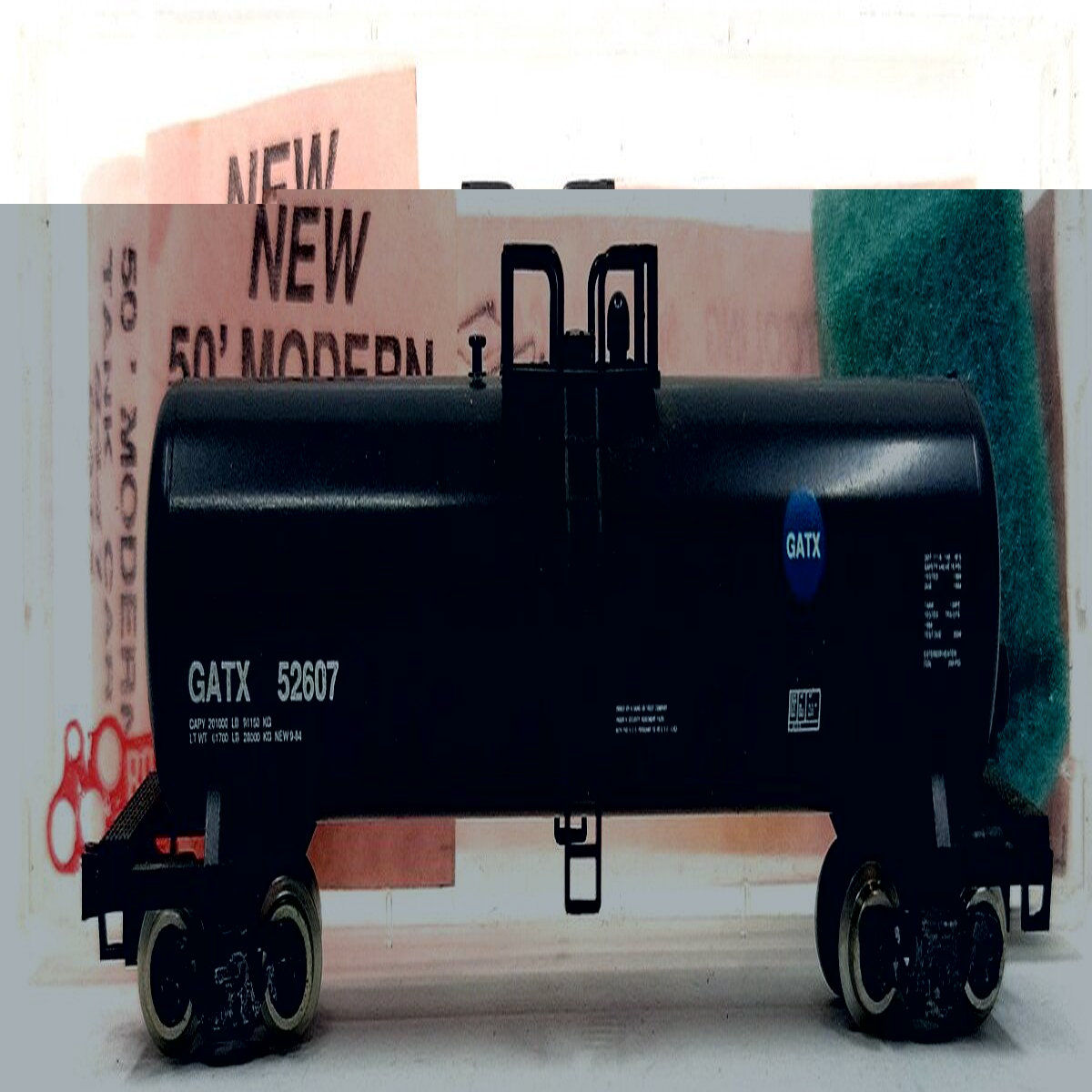 Roundhouse 8441 N Scale GATX 50' Modern Tank Car #52607 EX/Box