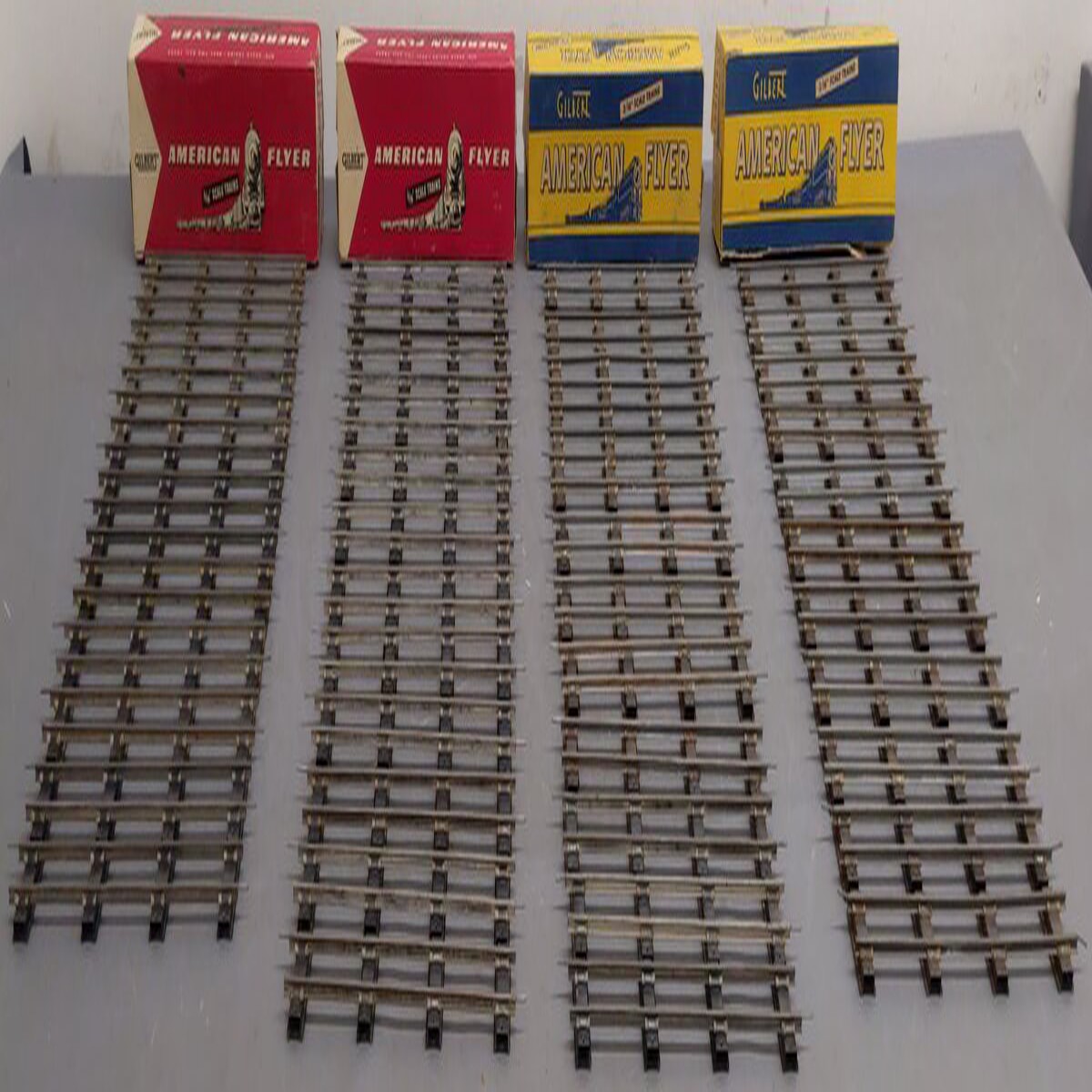 American Flyer 700 Vintage S Straight Track Sections (46)/Box