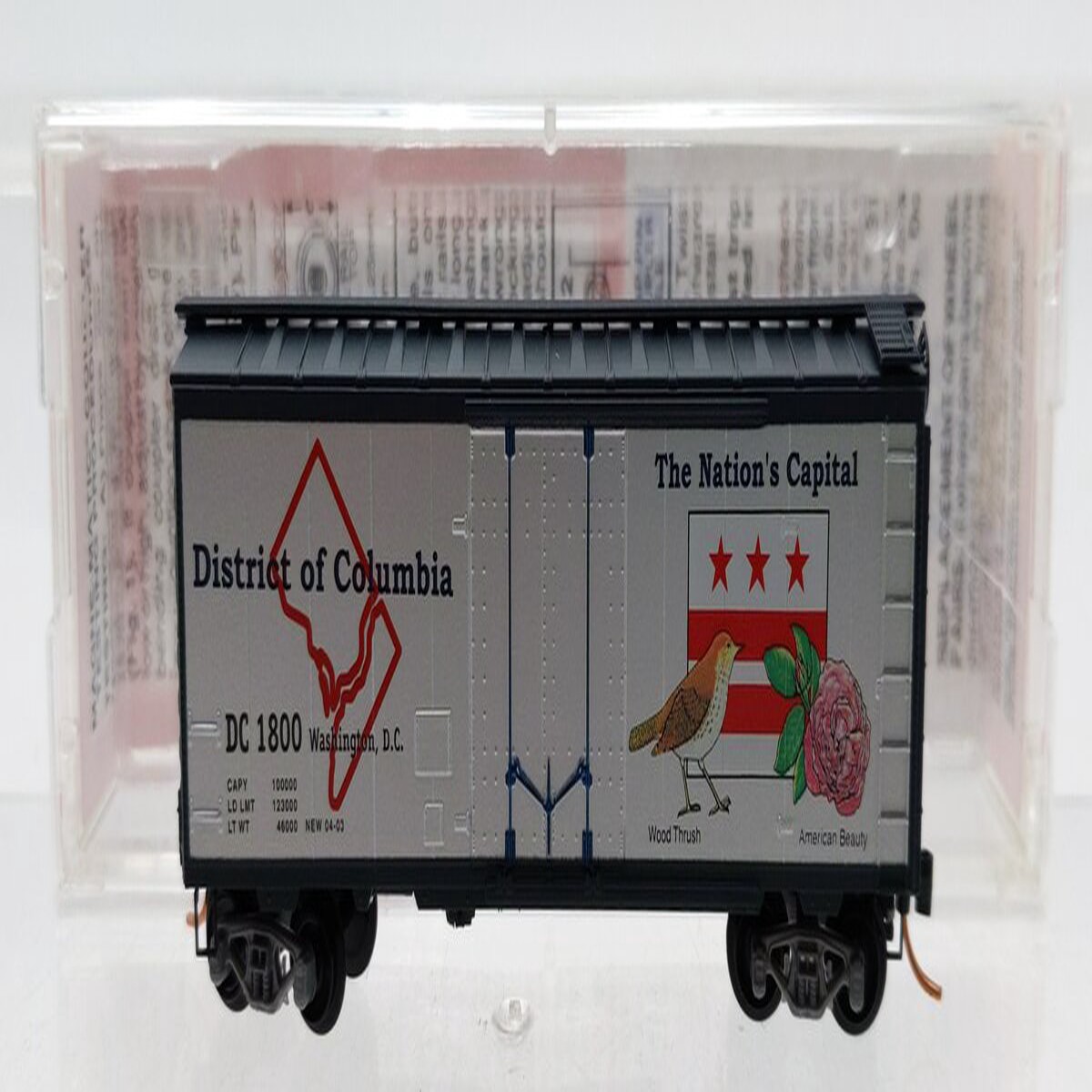 Micro-Trains NSC 03-01 N Scale District of Colombia Box Car #1800 NIB