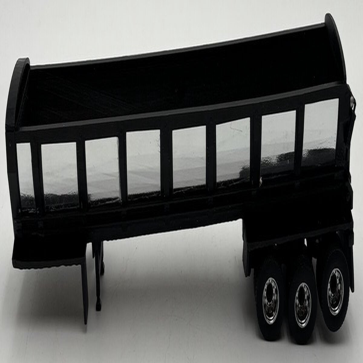 Unknown Manufacturer Models 1:50 Black Trout River 3 Axle Trailer EX