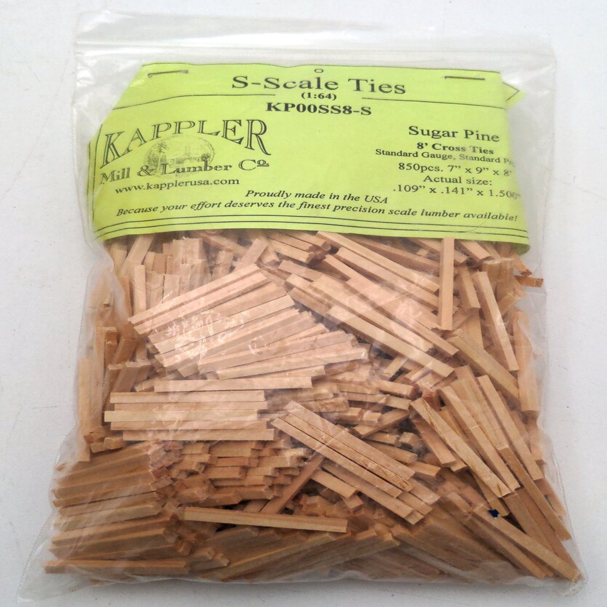 Kappler KP00SS8-S Sugar Pine 8' Cross Ties 850 PCS