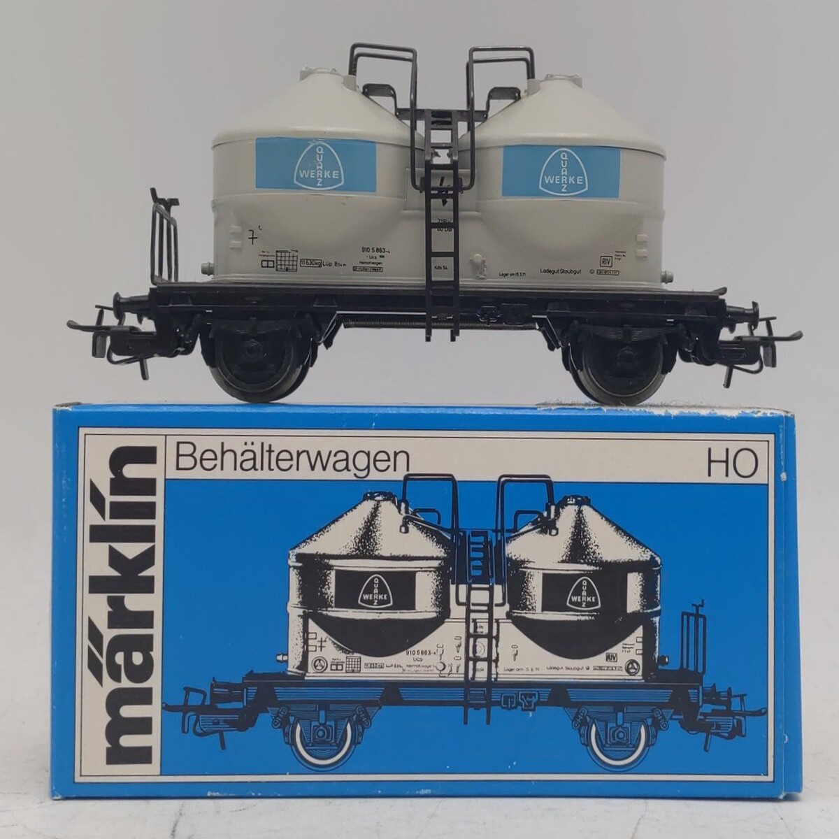 Marklin 4661 HO Scale Silo Cement Car LN/Box