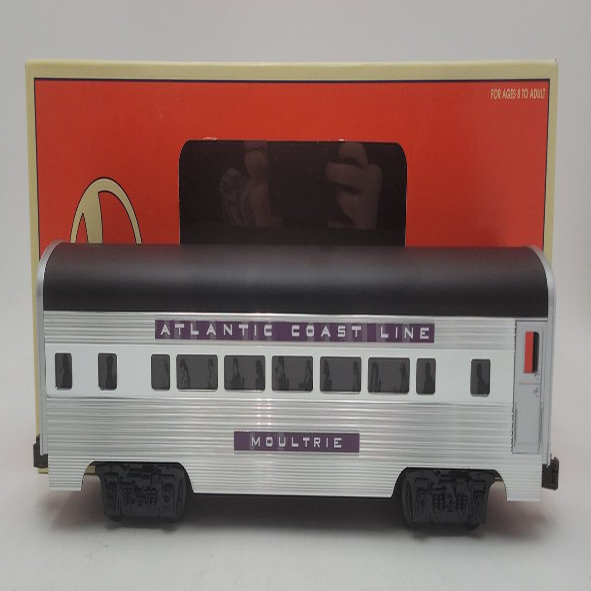 Lionel 6-19157 O Gauge Atlantic Coast Line Aluminum "Moultrie" Coach Car EX/Box