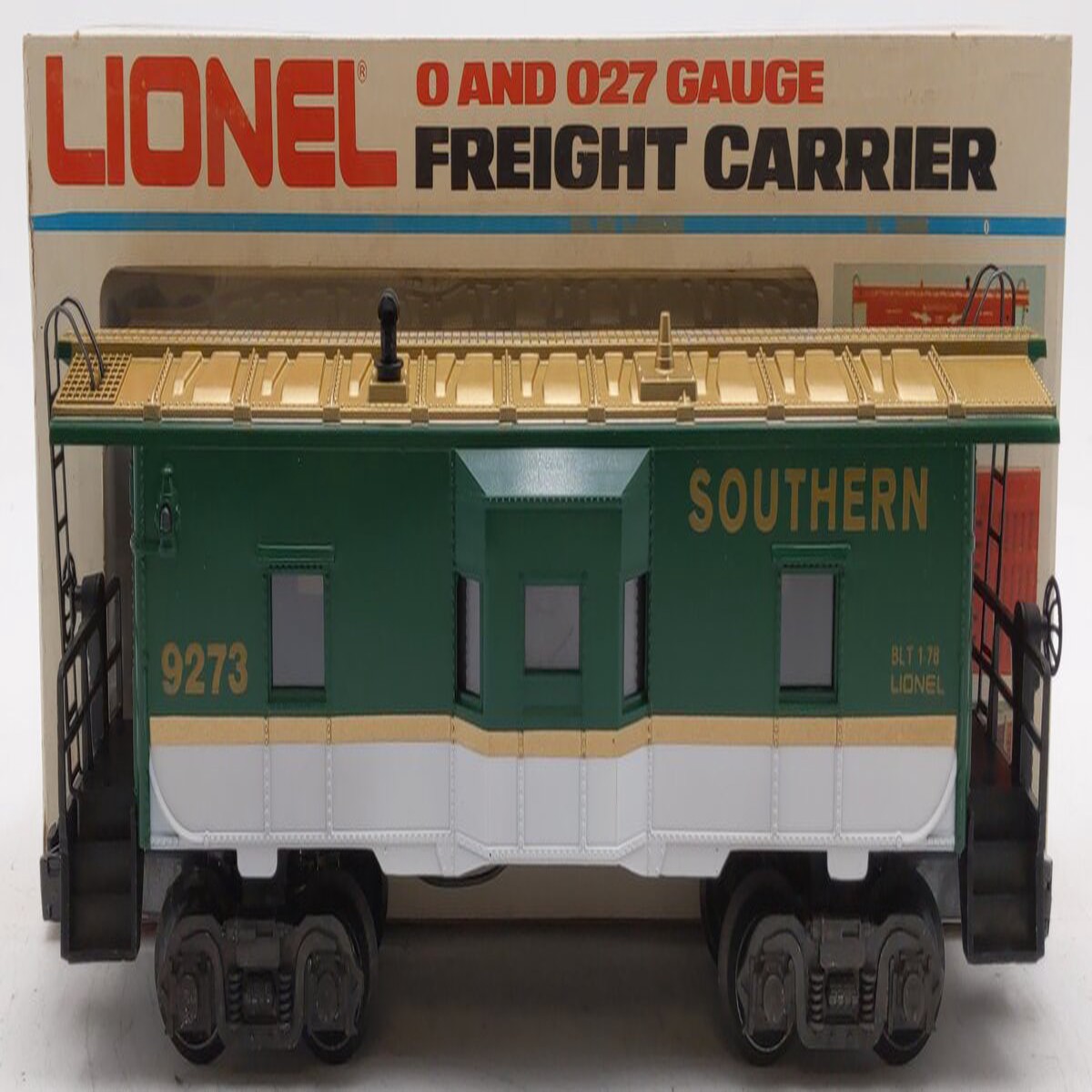 Lionel 6-9273 O Gauge Southern Bay Window Lighted Caboose EX/Box