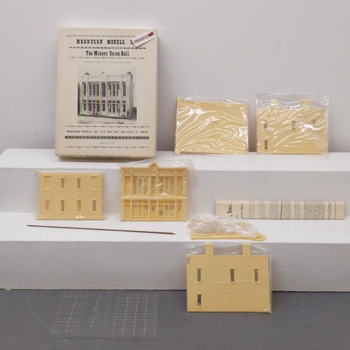 Magnuson Models M502 HO Scale Minors Union Hall Cast Resin Building Kit LN/Box