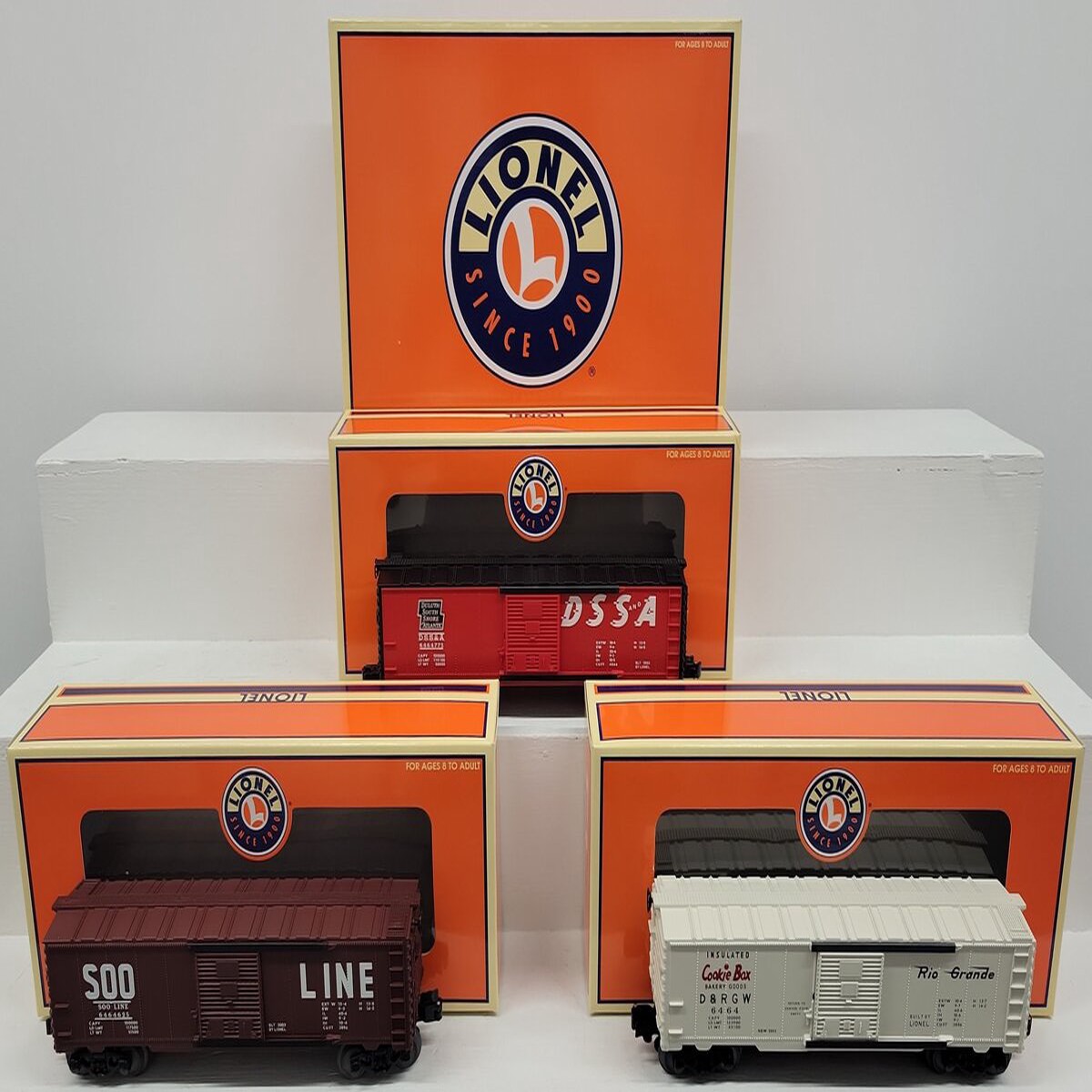 Lionel 6-39242 O Gauge 6464 Archive Boxcars (Set of 3) EX/Box