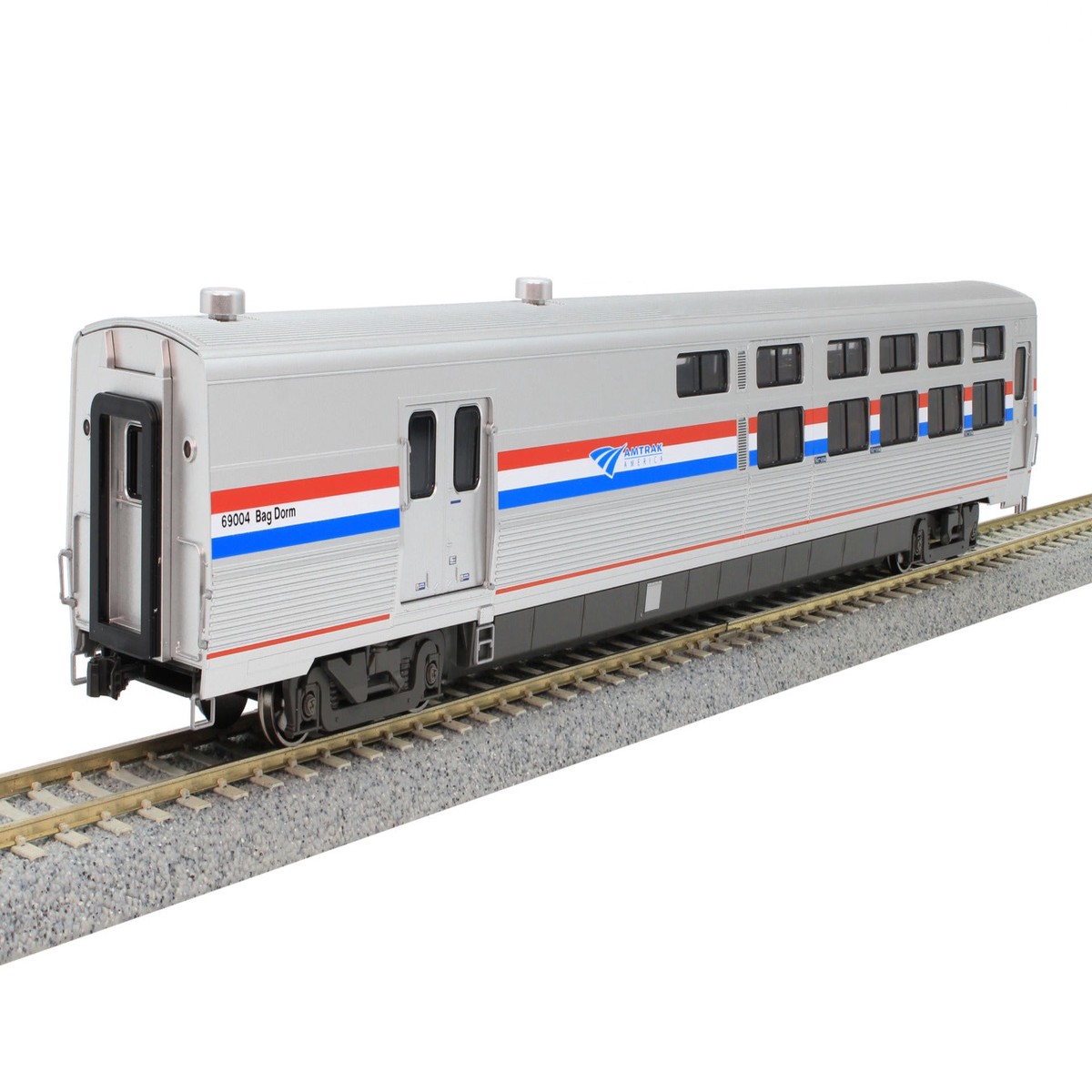 Kato 35-6241-1 HO Amtrak Viewliner II Baggage-Dorm Phase III with Ligh