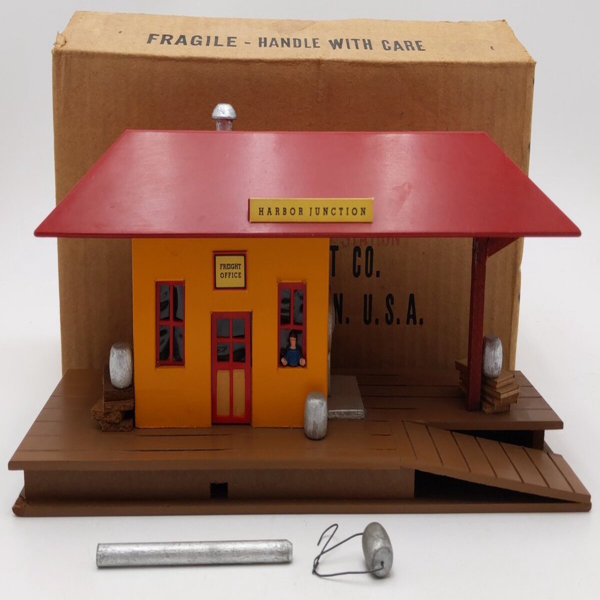 American Flyer 274 Vintage S Harbor Junction Freight Station/Box