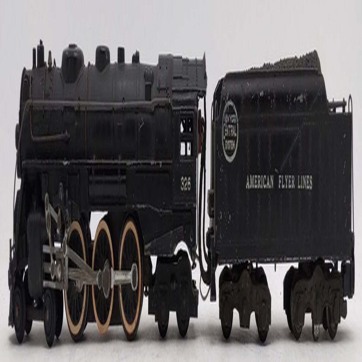 American Flyer 326 Vintage S NYC 4-6-4 Diecast Steam Locomotive & Tender VG