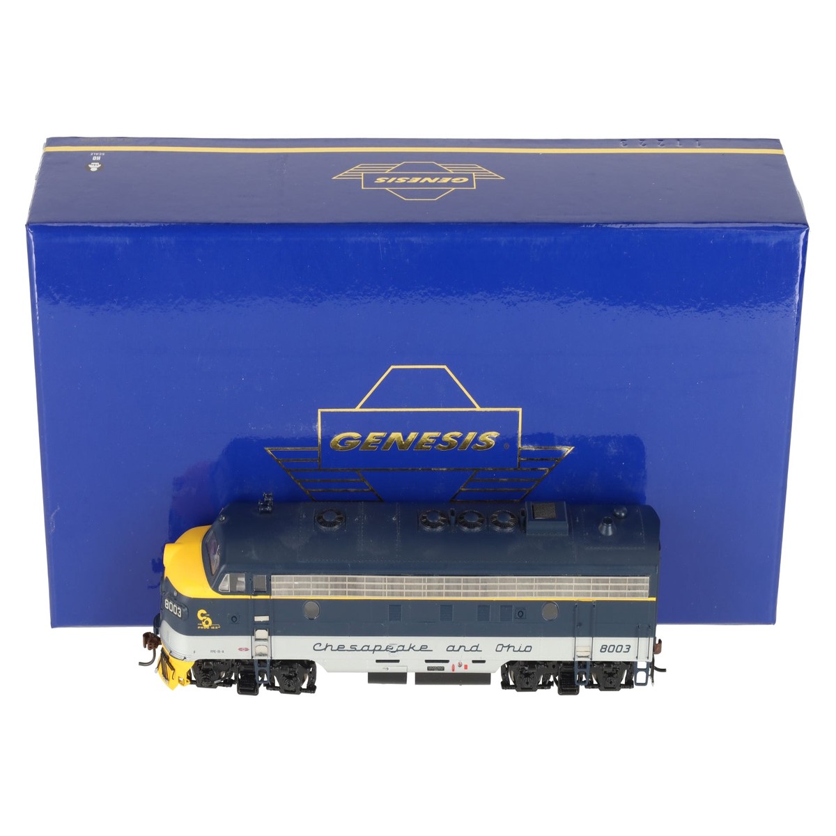 Athearn 22613 HO Chesapeake & Ohio FP7A Diesel Locomotive w/DCC & Sound #8003 EX/Box
