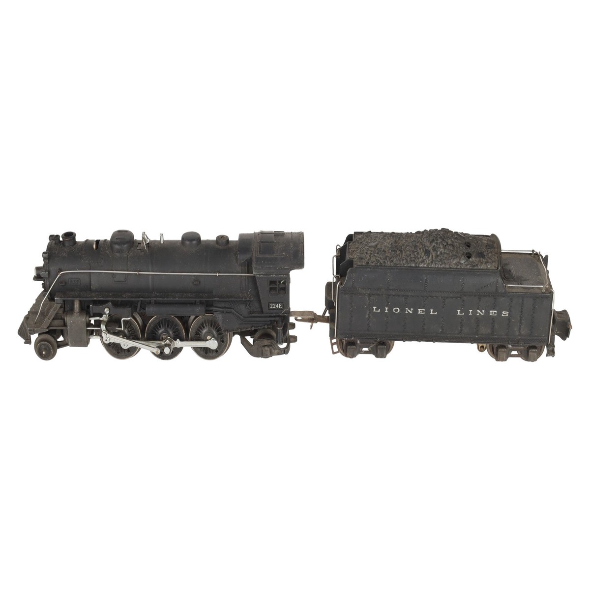 Lionel 224E Vintage O Diecast 2-6-2 Steam Locomotive & Tender 2224W VG