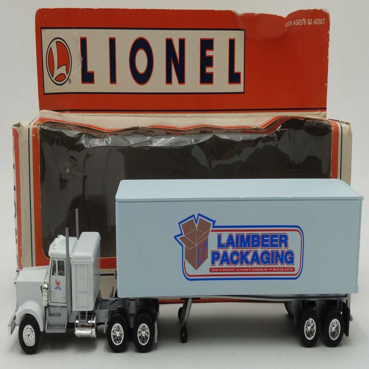 Lionel 6-12932 O Gauge Laimbeer Packaging Tractor Trailer Truck LN/Box