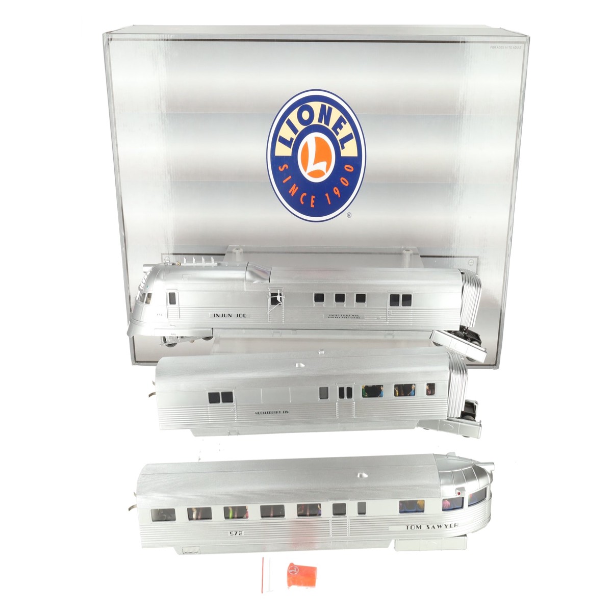 Lionel 6-38856 O Gauge Legacy Burlington Mark Twain Zephyr Diesel Train Set EX/Box