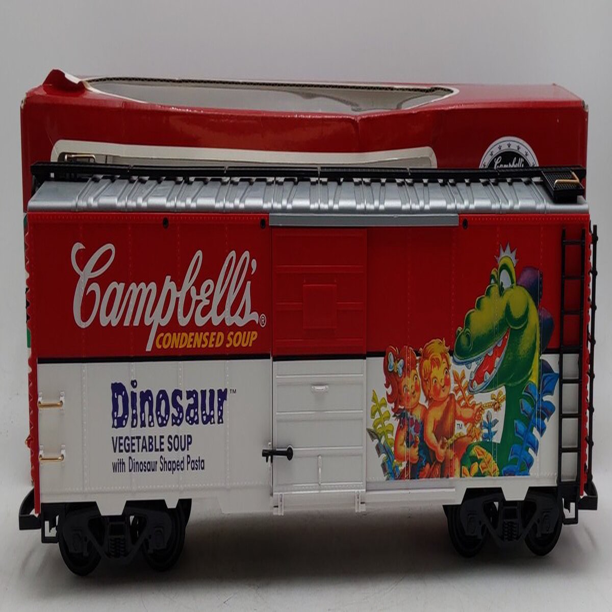 LGB 46910 G Scale Campbells Soup Dinosaur Boxcar EX/Box