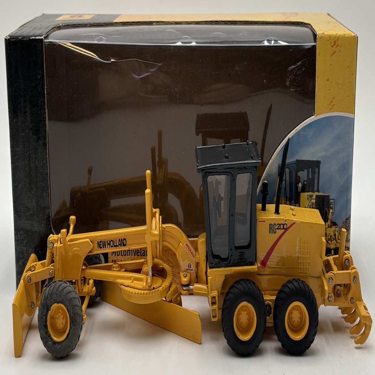 New Holland BNHC0003 1:50 RG200 Motor Grader Diecast EX/Box