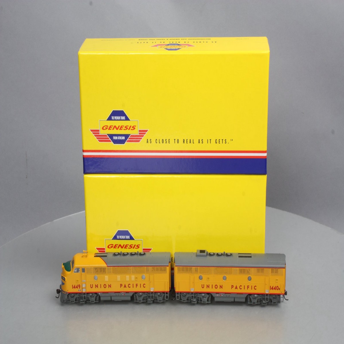 Athearn G2606 HO Union Pacific F-3 A/B Diesel Locomotive Set #1449/ #1440B LN/Box
