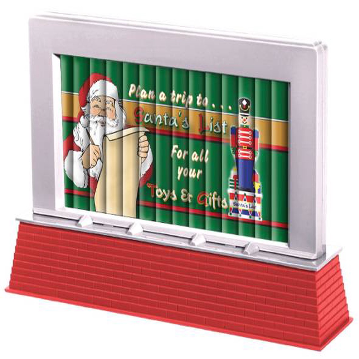 Lionel 6-16837 O Gauge Christmas Operating Billboard LN/Box