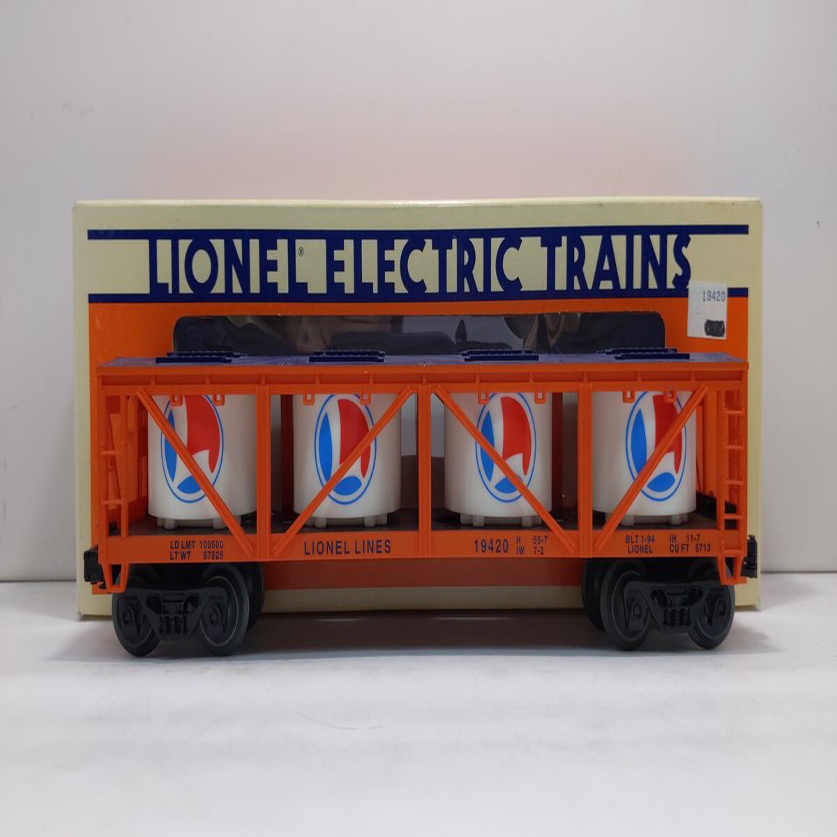 Lionel 6-19420 O Gauge Lionel Lines Vat Car #19420 EX/Box