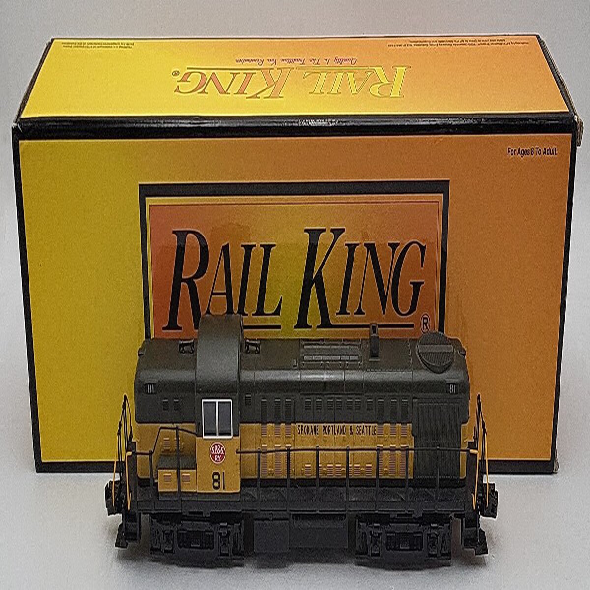 MTH 30-2898-1 O Gauge SP&S RS-3 Diesel Locomotive #81 w/Proto-Sound 2.0 EX/Box