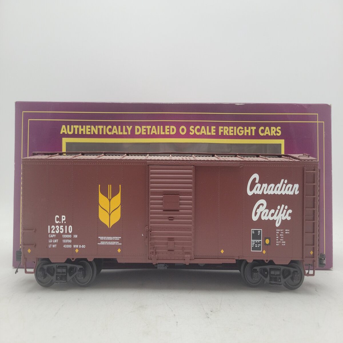 MTH 20-93406 Canadian Pacific 40 AAR Box Car LN/Box