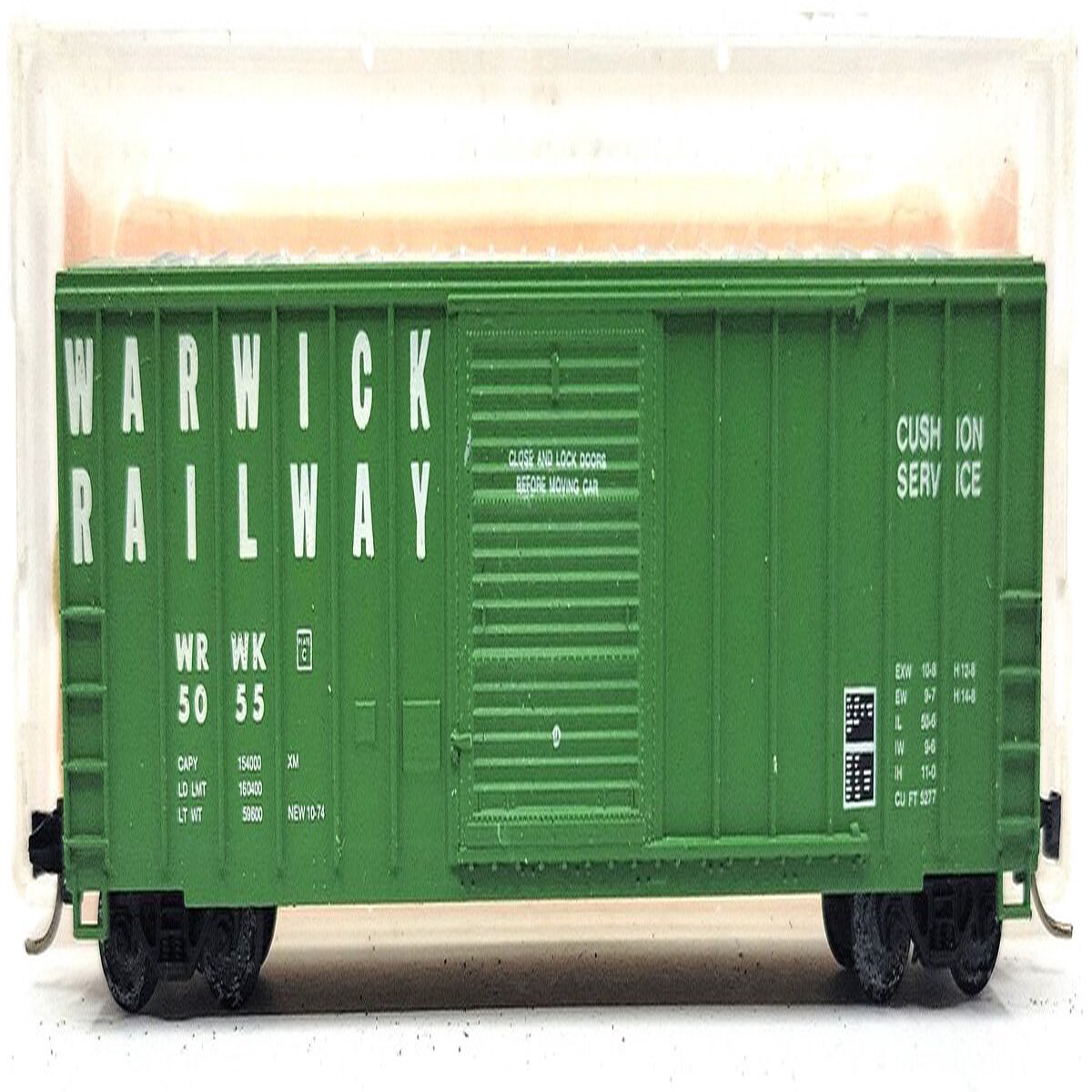 Roundhouse 8261 N Scale Warwick 50' FMC 5347 Boxcar #5055 EX/Box