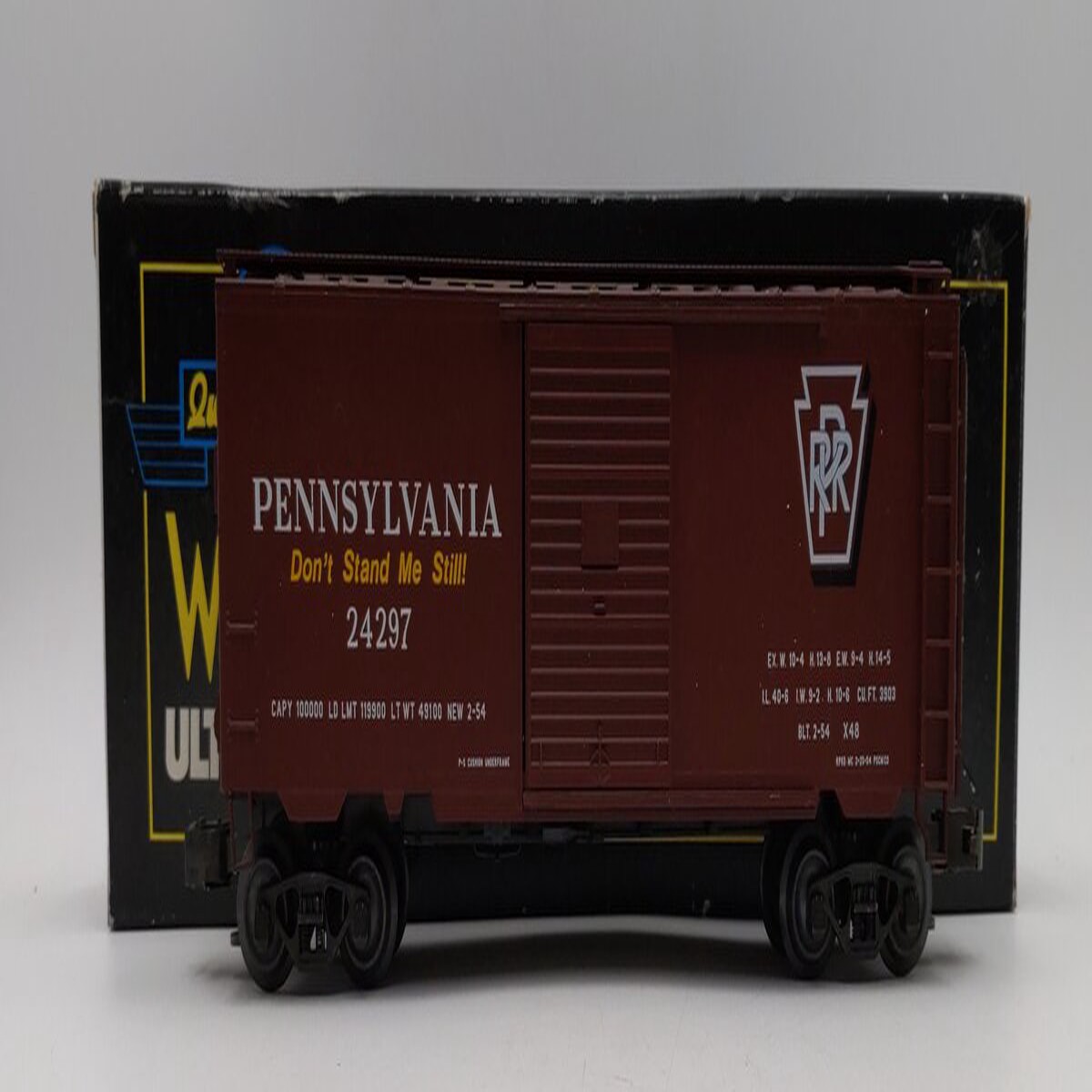 Weaver U2140 O Gauge Pennsylvania PS- 1 40' Boxcar No. 24297 LN/Box