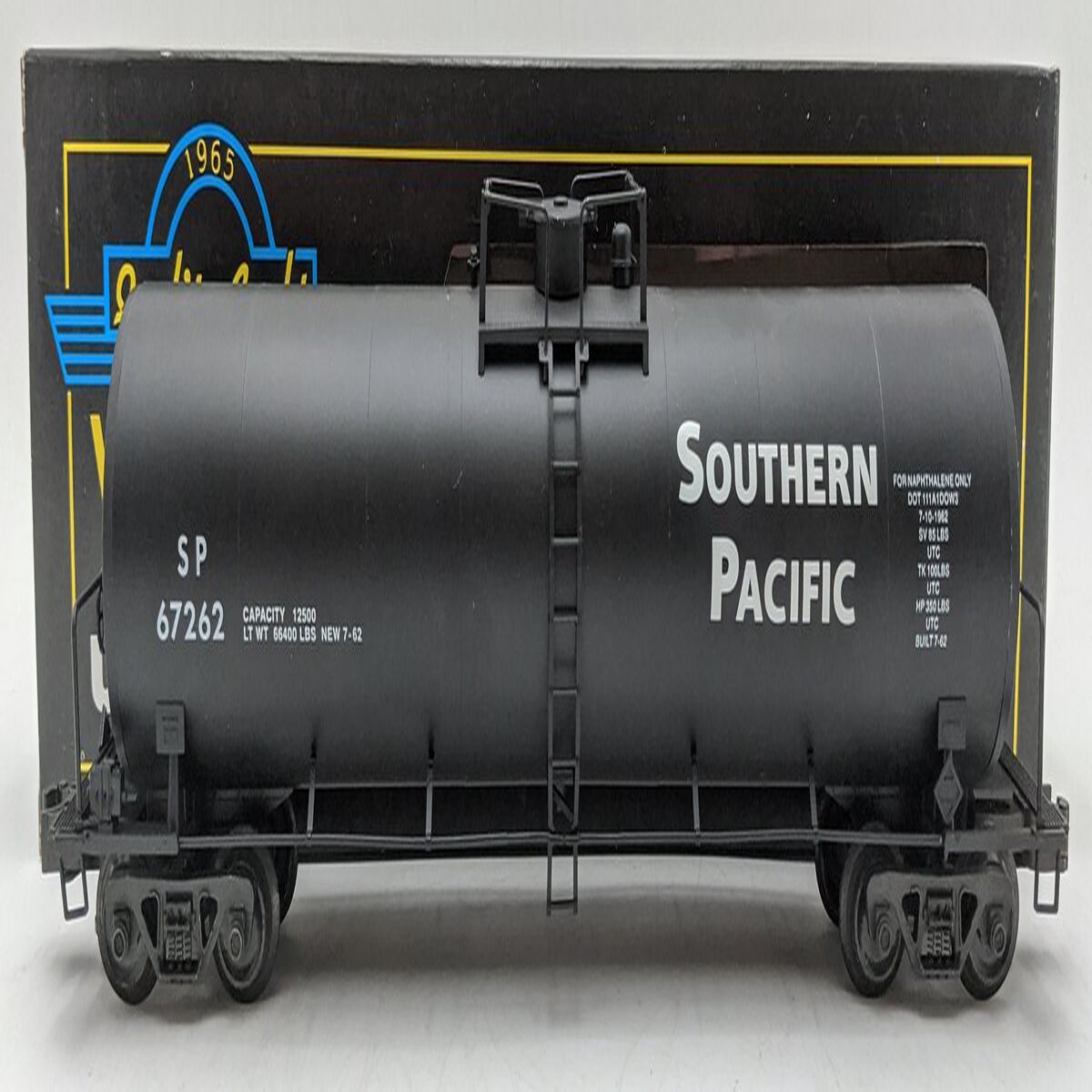 Weaver U4512LD O Scale Southern Pacific 50' Tank Car #67262 LN/Box