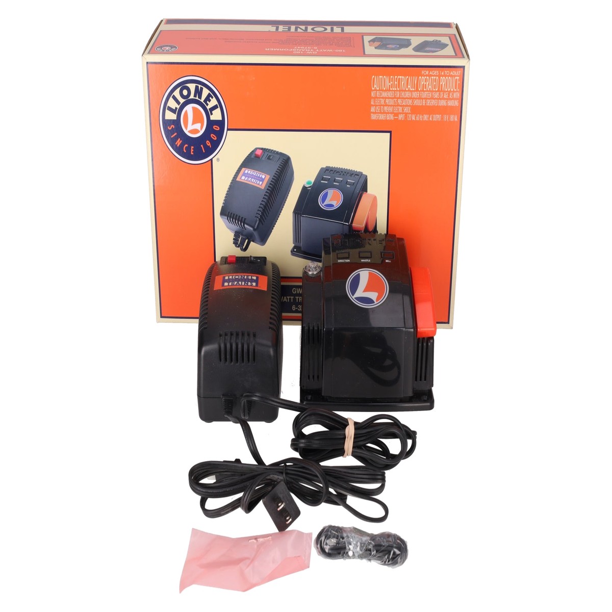 Lionel 6-37947 O Gauge GW-180 180 Watt Transformer EX/Box