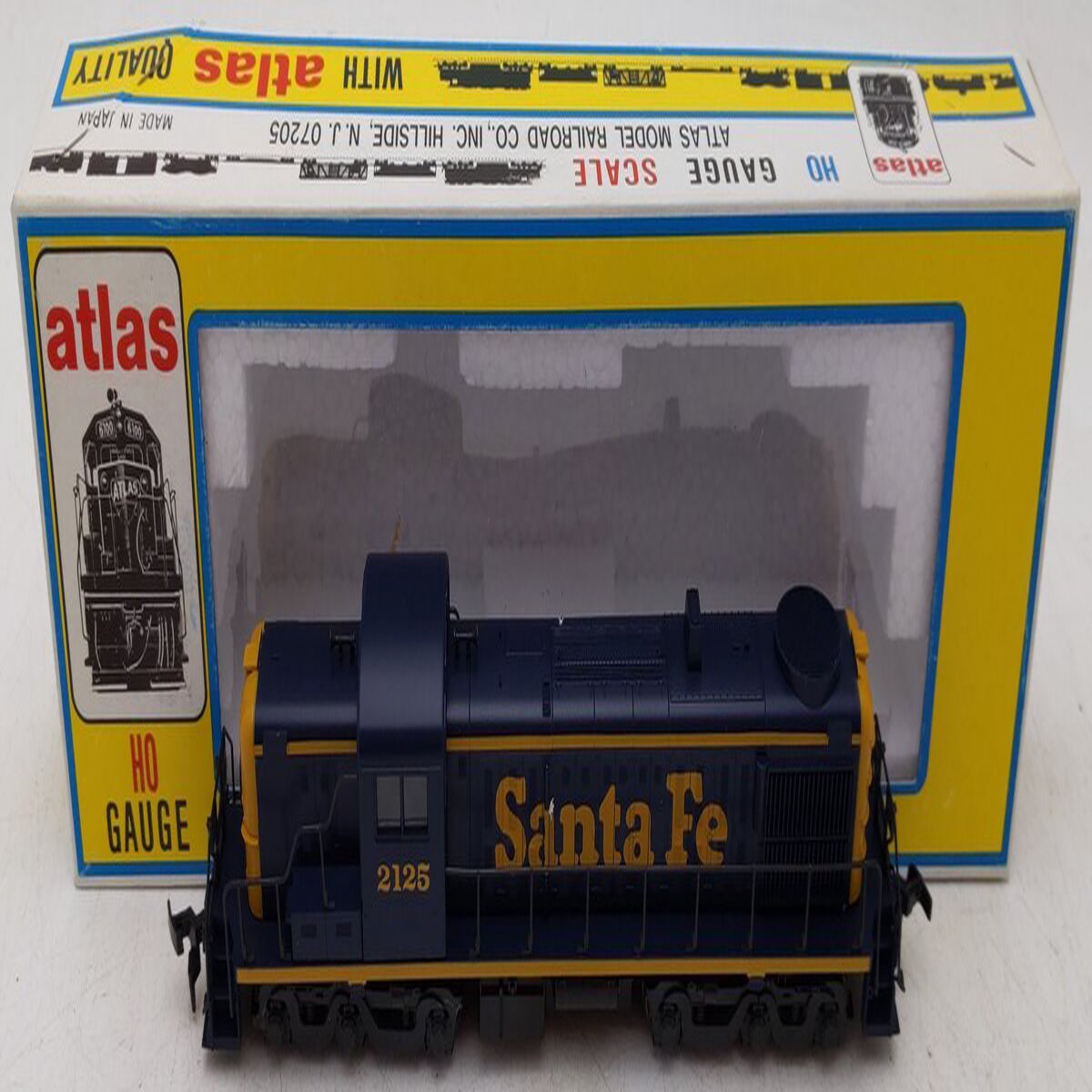 Atlas 8172 HO Scale Santa Fe RSD 4/5 Diesel Locomotive #2125 EX/Box