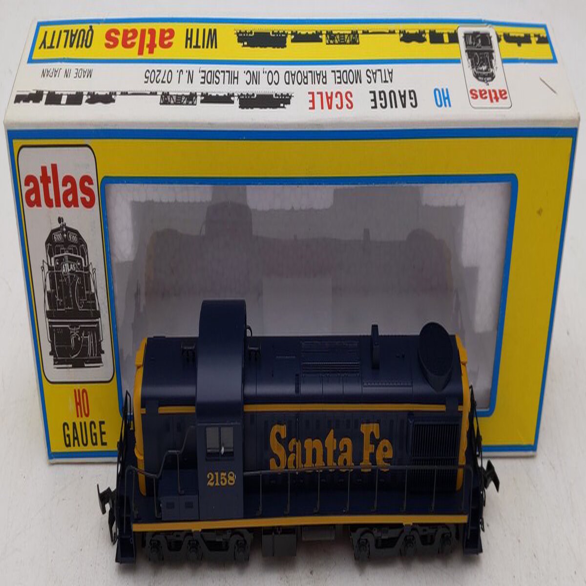 Atlas 8173 HO Scale Santa Fe RSD4/5 Diesel Locomotive #2158 EX/Box