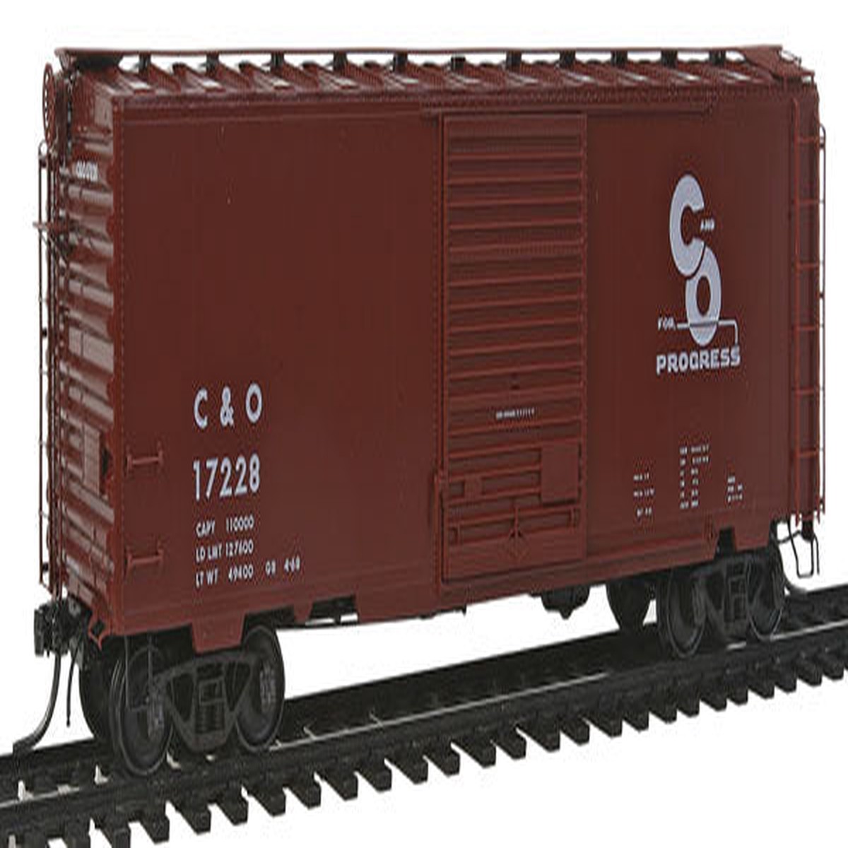 Kadee 5015 HO Chesapeake and Ohio Pullman-Standard PS-1 40' Boxcar #17228 NIB