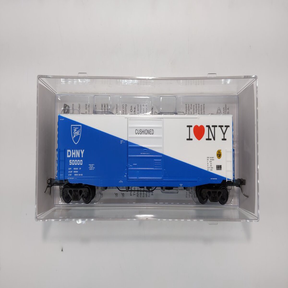 Kadee 6339 HO Scale DHNY Cushion Underframe 50' PS-1 Boxcar 10' Door #50000 NIB