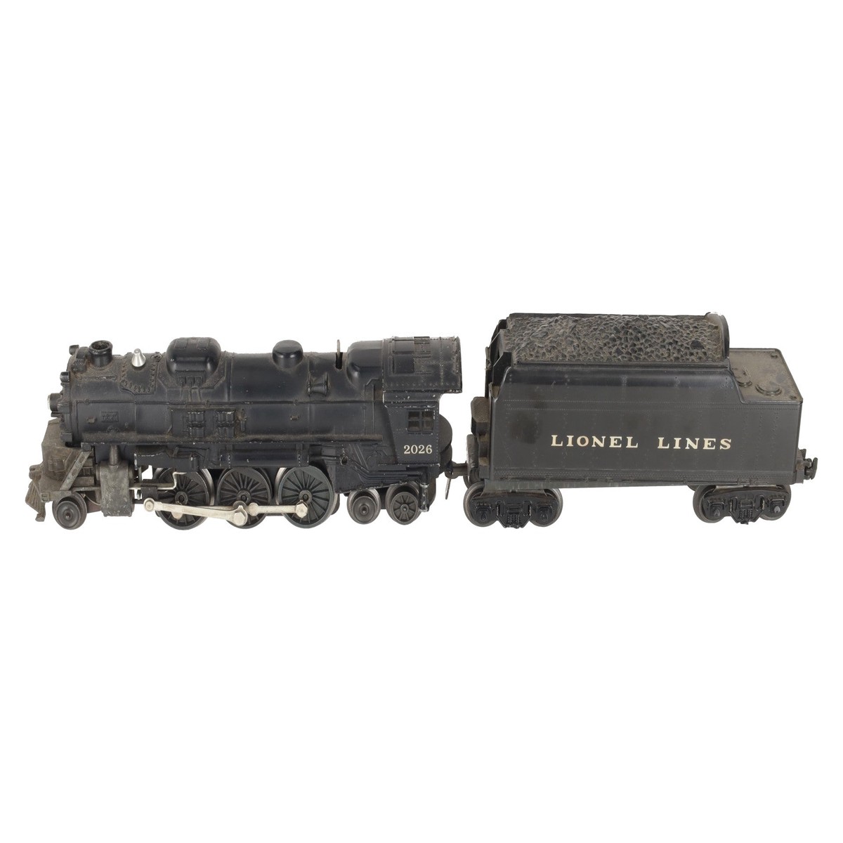 Lionel 2026 Vintage O Lionel Lines 2-6-2 Steam Locomotive & Tender VG
