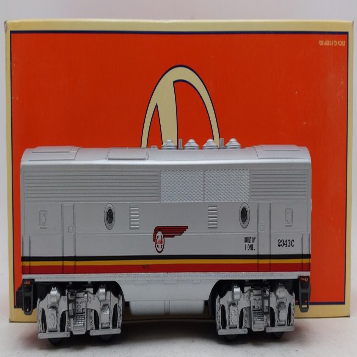 Lionel 6-14517 O Gauge Santa Fe Powered F3 B Unit Diesel Locomotive #2343C EX/Box