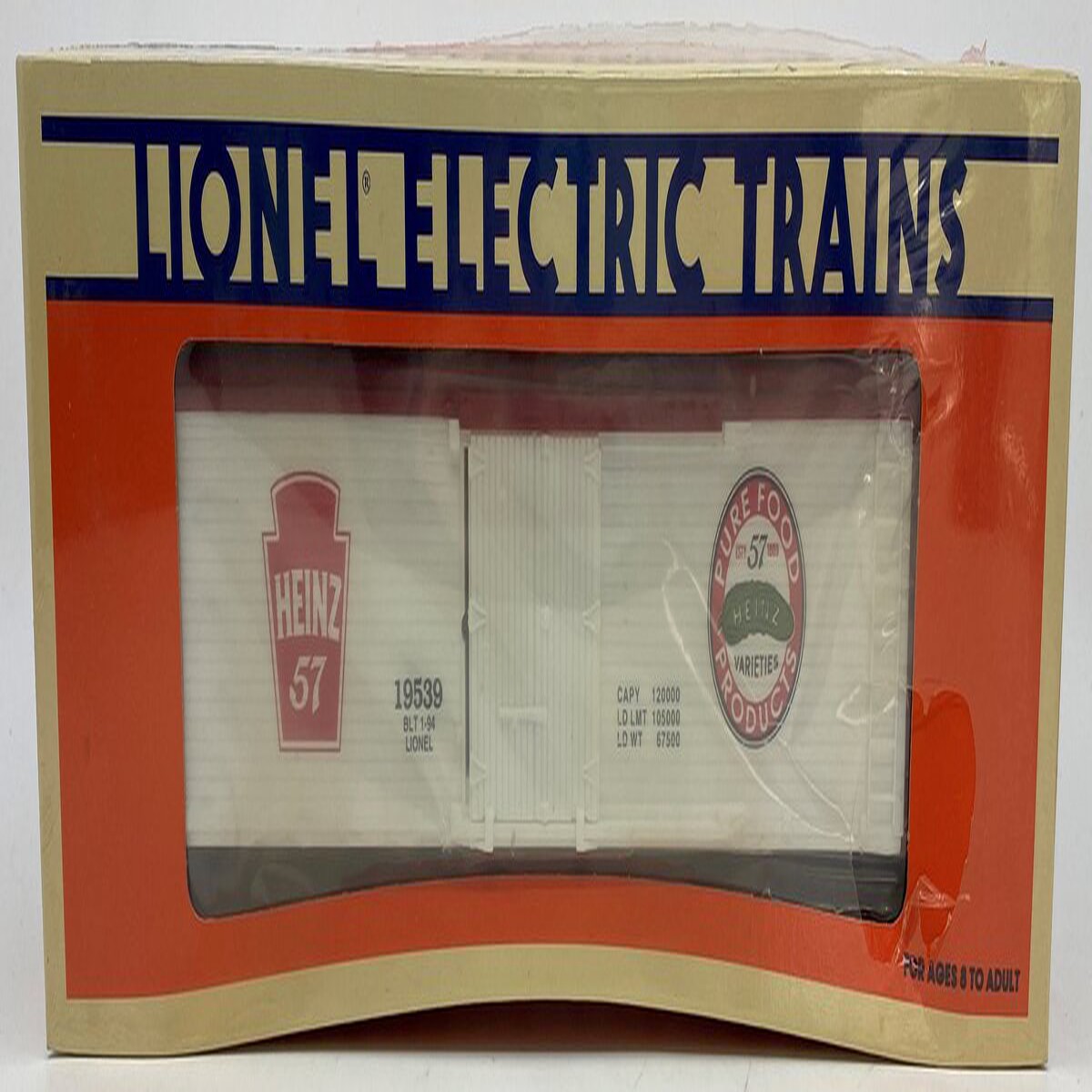 Lionel 6-19539 O Gauge Heinz Refrigerator Car #19539 LN/Box