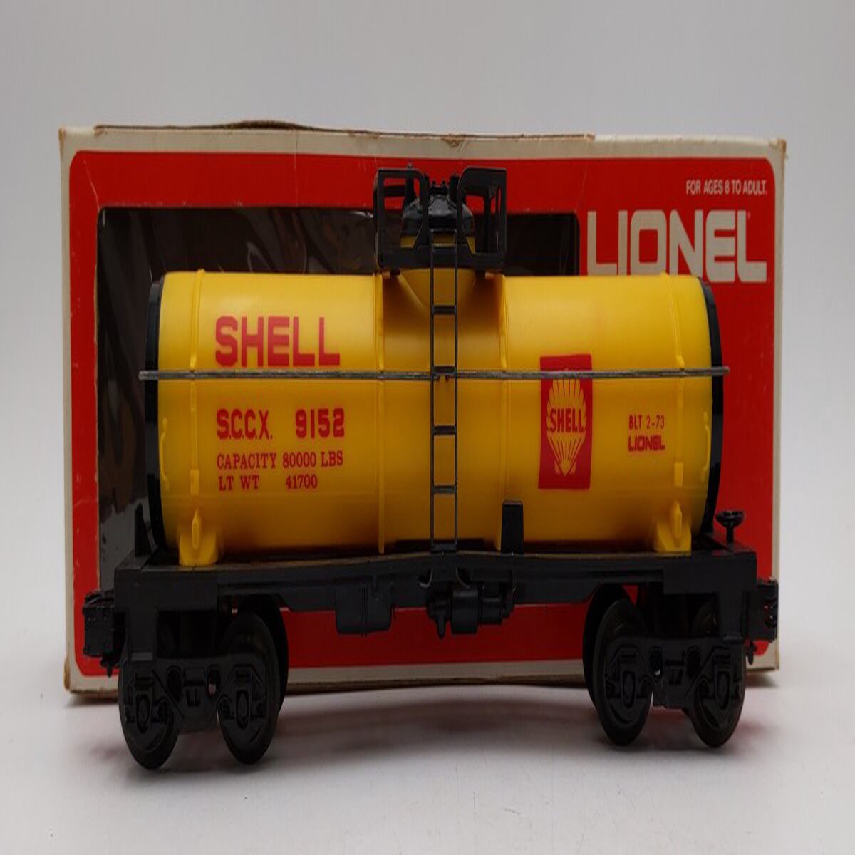 Lionel 6-9152 O Gauge Shell Single Dome Tank Car #9152 EX/Box