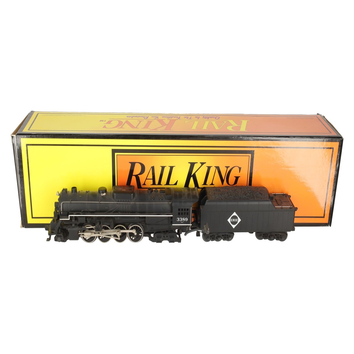 MTH 30-1110 O GaugeErie Berkshire 2-8-4 Steam Loco & Tender #3389 EX/Box
